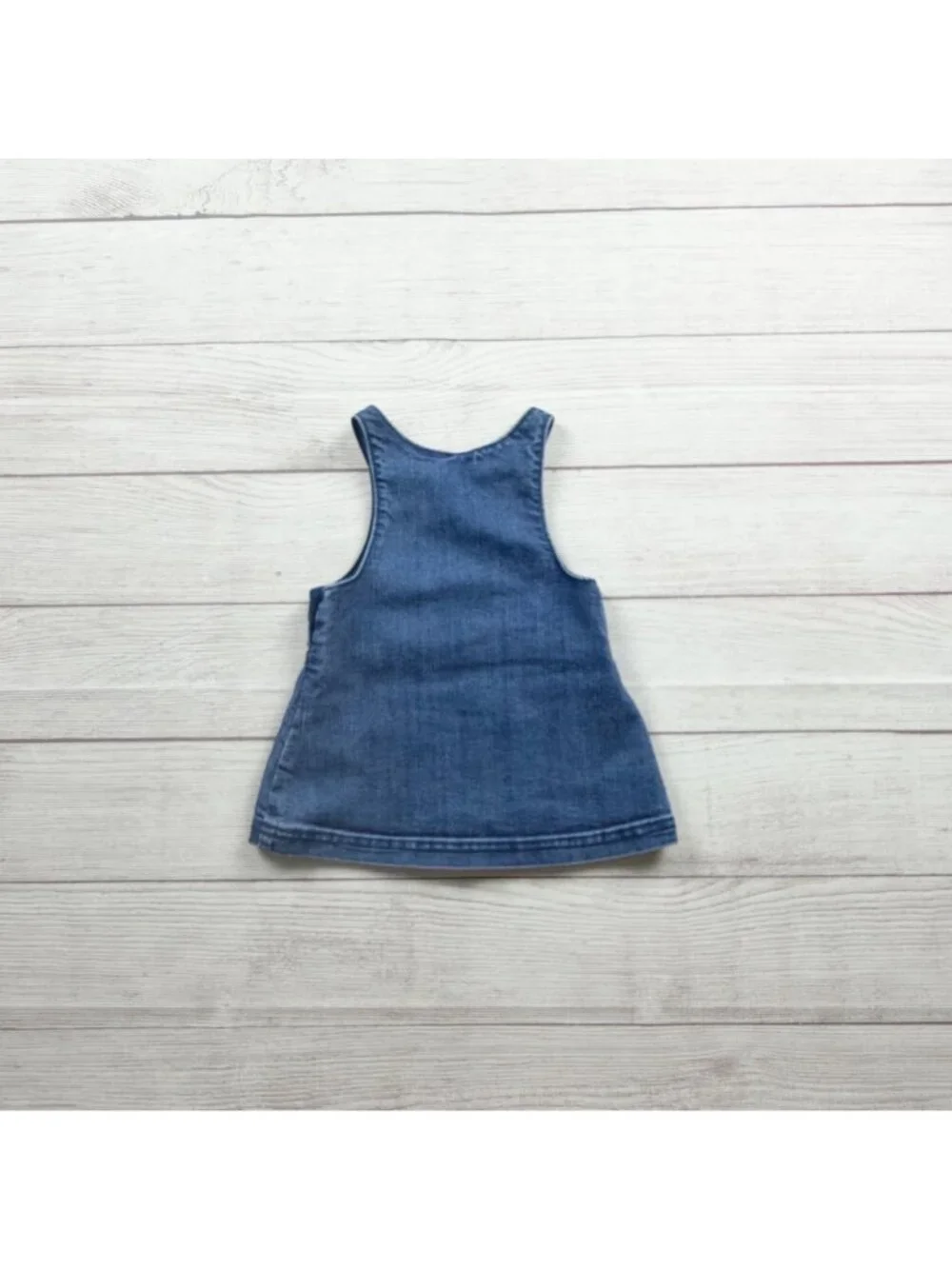 Carter's Baby Denim Jumper Dress Skirtalls Overalls 3-6 Months